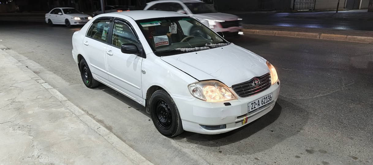 كورلا
للبيع كورلا بيكاتشو      موديل 2002 
رقم اربيل جديد   سنوية 2031   هزة وفحص جديد تحويل ثاني يوم 
وارد خليجي.   بيه   قطعتين صبغ فقط بدون دواخل   

محرك 1800.    كير،،.    محرك   //.  
صدر،،،.   امامي   //.   خلفي    تبريد ثلاجه    
جاهزه من كلشي 

مكاني،،،،.  الانبار  الرمادي 
رقم الهاتف ،،.  ***********  .📲

السعر ، 74 ،$. وبيه مجال للطيبين
