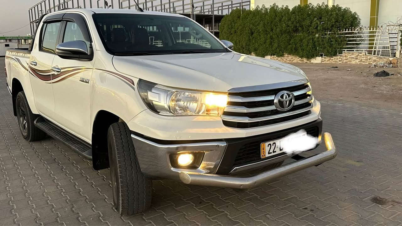 السلام عليكم بيكب2019 فور ويل كاز وتماتيك هايلوكس خليجي ساس كفاله عامه وقم اربيل سنويه 30 هزه جديده بسمي فول موصفات تبريد خلفي حساس خلفي تبريد مقاعد 
تحكم ستيرن تخم تاير حديده جديده بيه تصريح امني جميع موقع نفط سنه   
المكان البصره 
سعر 235بيه مجال 
*********** ابو الخصيب, البصرة

