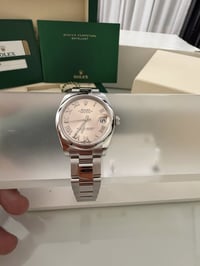 رولكس • Datejust 31مم • مينا وردي