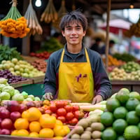 عامل خضار وفواكه • القبلة حي الشهداء • أقل من ٢٣