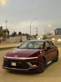 سوناتا 2024 ماشيه 10ألف   محرك 2500 حادث كلش خفيف دعاميه خلفيه وتعديل ...