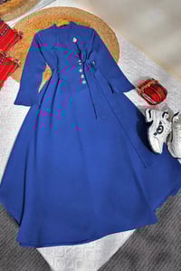 فستان كلوش • دبل تركي • مقاسات ٣٨-٤٨