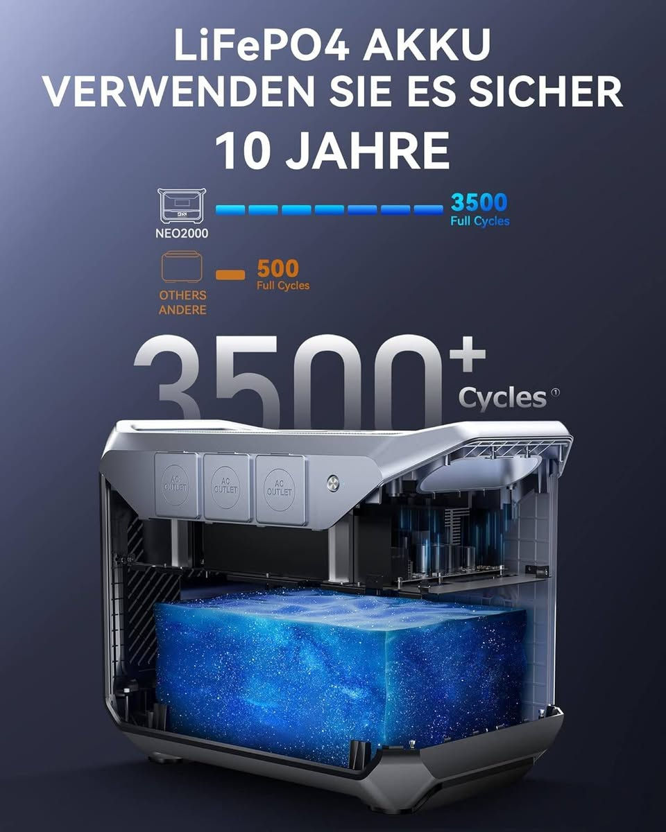 للبيع بسعر مناسب جديد جديد كبس شركة السعر 950 وبيه مجال 
بطارية LiFePO4 بسعة 2093.6 واط في الساعة.
ما يعادل 10 امبير 
يمكن شحنها بالكامل بسرعة في غضون 1.8 ساعة باستخدام التيار المتردد.
تدعم الشحن بالطاقة الشمسية بقدرة تصل إلى 600 واط.
مزودة بحماية من ارتفاع درجة الحرارة، وقصر الدائرة، والشحن  الزائد.
يمكن استخدامها في حالات انقطاع التيار الكهربائي، والتخييم، والأنشطة الخارجية.
الرقم *********** بي واتساب هم
