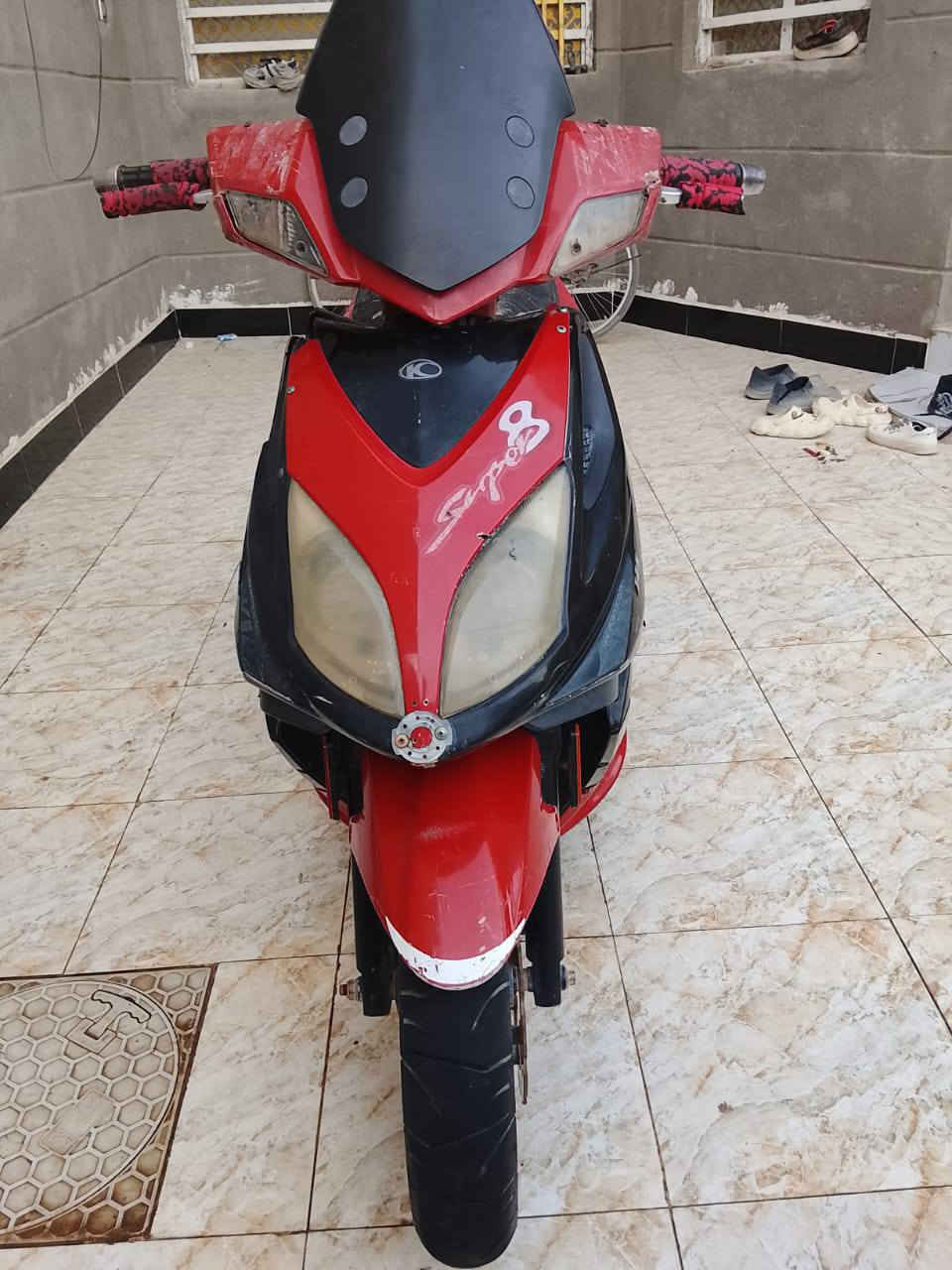 درجه كيمكو سوبر 8 نضيفه كفاله عامه المحرك 125سي  سلندر واحد نظام تبريد هوائي جير CVT تشتغل عبر سلف ستارتر كهربائي وهندل تشغيل احتياطي و للاستفسار خاص


**إذا كنت صاحب هذا الإعلان وتريد حذفه لأي سبب، رجاءا أرسل رسالة إلى الدعم الفني**