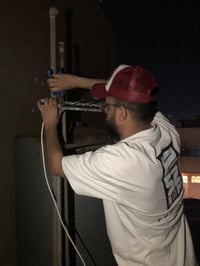 وبركاته تم تنصيب منظومة سلفر سات نجوم الرابعة في الموصل الجامعة 077740...