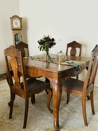 طقم سفرة • خشب طبيعي • سليمانية