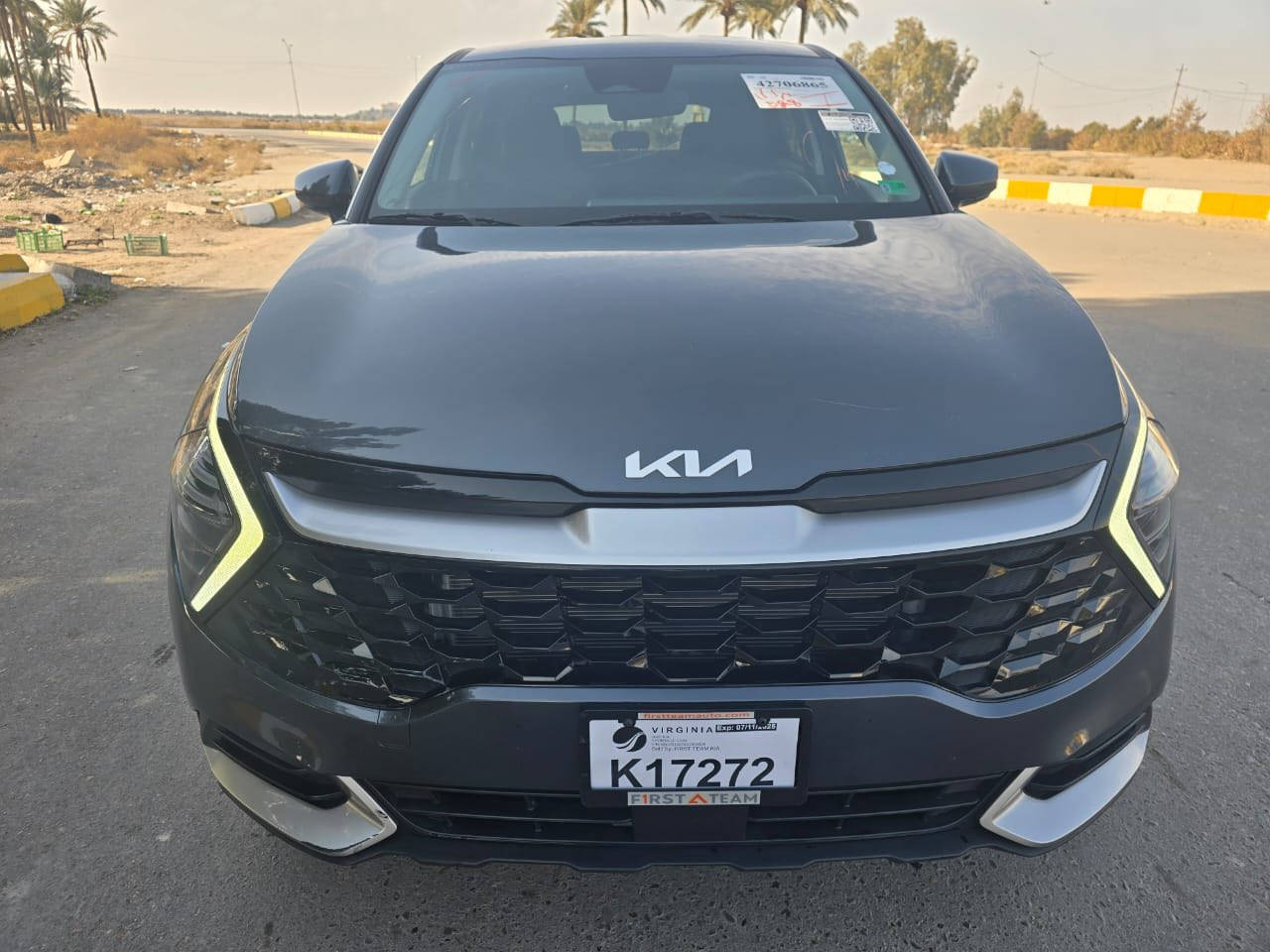 السلام عليكم 
  كيا سبورتج موديل 25
زيرو ماشيه 500ميل
مواصفات السيارة عاديه
محرك ٢٥٠٠ تنفس طبيعي 
رادار امامي 
سويج
سياقة ذاتية
تحديد مسار 
شاشه +كامره + حساس
سايد بريك بصمه 
تبريد قطعتين 
كير 8
حادث السيارة فقط تبديل بنيد نفس الون
والباقي كفاله 
رقم الهاتف
***********
