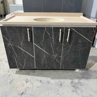 مغسلة ١م٢٠ • مرمر • خشب MDF