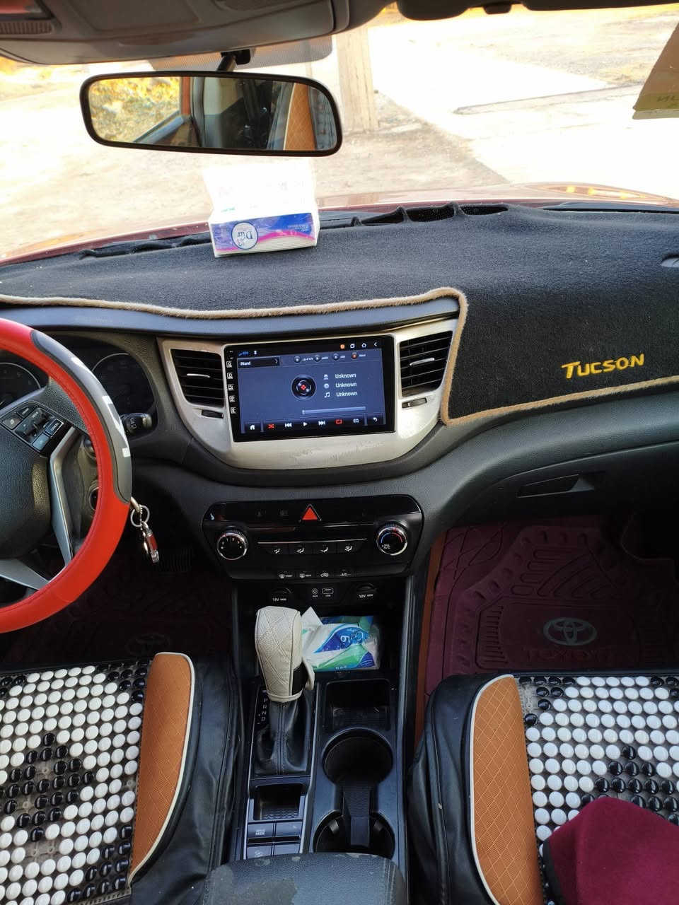 سياره توسان بسمي  وارد امريكي 2016 محرك GDi 2000 حادثها موضح بنيد وجاملغ مواصفات عاديه السعر 140بيها مجال ترهم مراوس مكاني بابل***********
