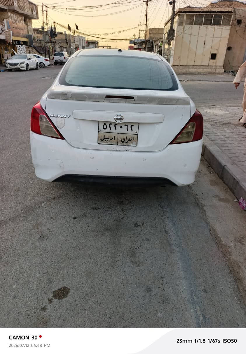 سلام عليكم نيسان صني هندي 2019
مكفولة من الضربه والصبغ والتبديل مكينه وكير خير من الله تخم تاير جديد تدفئة تبريد جاهزه السياره بسم الشركة تريد تحويل وكالة رايده 92 وبيه مجال لشراي ***********
