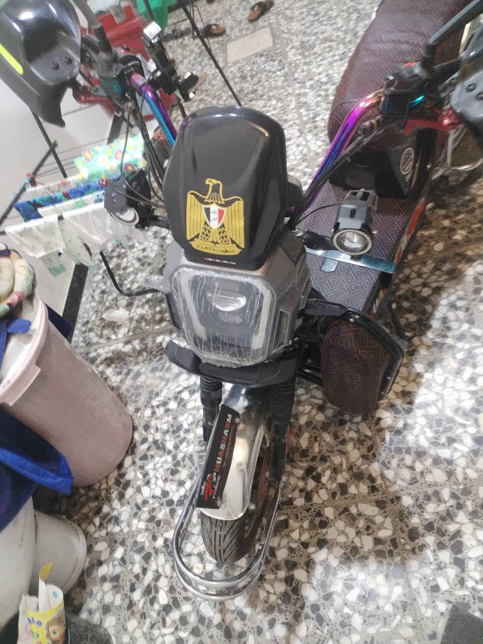 موتور للبيع مستخدم شهر جديد السعر 750 وبيها مجال الموديل 26مكاني فلوجه لاستفسار عن خط***********
