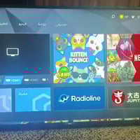 شاشه لبيع حجم 55 انترنيت كامل مواصفات السعر 250 الف شاشه نضيفه وتستقبل...