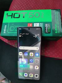 للبيع انفنكس HOT 50pro بلس ذاكره 256 +12 نضافه فول ملحقاته كامله السعر...