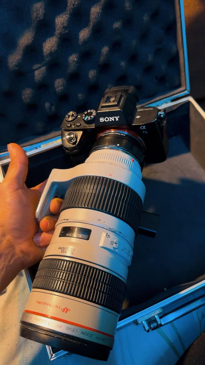 كامره سوني a7 مارك ٢ مع عدسة ٧٠.٢٠٠فتحه٢.٨
ادبتر ترهم عليها عدسات الكانون 🔭
بطارية عدد ٢ اصليات 🔋🔋
شاحنه اصلية 🔌
جنطة 🧰
احزام الكامرة ⛓️‍💥🔮
الكامرة نضافة ٩٥٪؜ 
والعدسة نضافه ٨٠٪؜ 
السعر 1.750 مجال بسيط 
مكاني بغداد توصيل ما عدي


**إذا كنت صاحب هذا الإعلان وتريد حذفه لأي سبب، رجاءا أرسل رسالة إلى الدعم الفني**