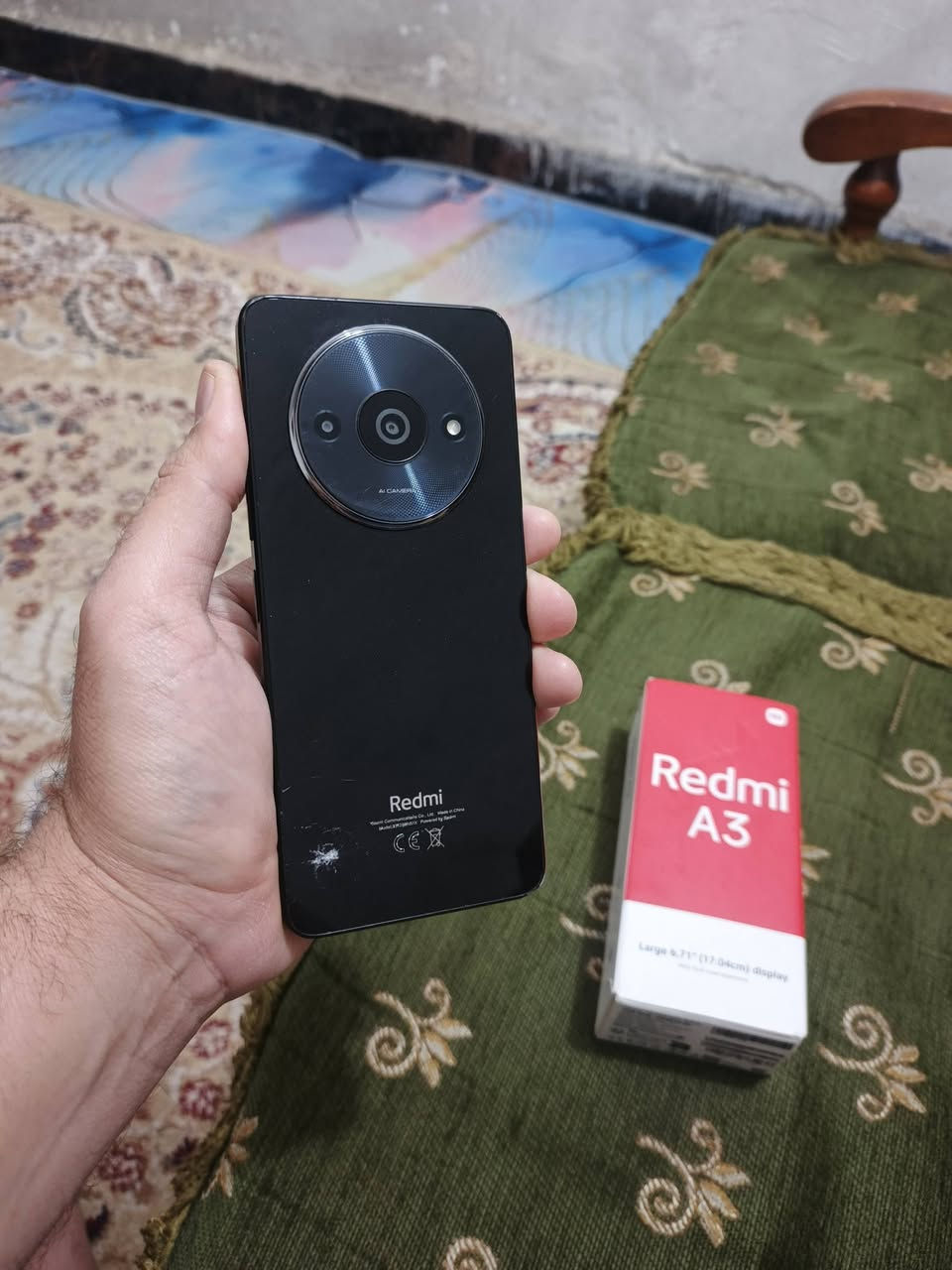 ردمي A3 ذاكره 128 اصدار 16 الجديد بصمة وجه واصبع جهاز ممصلح ولا مفتوح وكله شغال بس الضهر بي فطر خفيف مكاني بغداد سعر 65 الف قفل قفل


**إذا كنت صاحب هذا الإعلان وتريد حذفه لأي سبب، رجاءا أرسل رسالة إلى الدعم الفني**