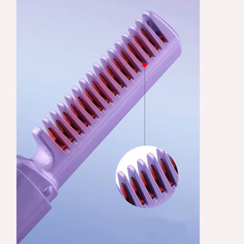 مشط فرد الشعر الحراري اللاسلكي Mini Flat Comb بشاشة رقمية
مشط فرد شعر حراري لاسلكي بتصميم خفيف ومحمول، مزود بشاشة رقمية لعرض درجة الحرارة وتحكم سهل بثلاث مستويات حرارة مختلفة ليناسب أنواع الشعر المختلفة.

• تصميم لاسلكي خفيف الوزن (120 غرام) سهل الحمل والاستخدام

• 3 درجات حرارة: 150° – 160° – 180° مئوية

• شاشة LED رقمية لعرض درجة الحرارة

• بطارية ليثيوم 4000mAh بسعة كبيرة (حتى 70 دقيقة استعداد)

• تسخين بدرجة حرارة ثابتة مع طبقة عناية سيراميكية للشعر

• نوع الاستخدام: فرد وتمليس الشعر
• درجات الحرارة: 150°C – 160°C – 180°C
• الدرجة الافتراضية: 160°C
• زمن التسخين: حوالي دقيقتين إلى 100°C / 5 دقائق إلى 170°C
• القدرة: 7.5 واط
• الفولتية: 3.7V
• الإدخال: 5V–2A
• نوع البطارية: ليثيوم 4000mAh
• الوزن: 120 غرام
• منفذ الشحن: Type-C
• عنصر التسخين: Heating Film
• عرض الدرجة: مؤشر LED

محتويات العلبة:
• مشط فرد شعر حراري لاسلكي
• غطاء حماية (Protective Sleeve)
• كابل شحن USB Type-C
• كتيب تعليمات الاستخدام


**إذا كنت صاحب هذا الإعلان وتريد حذفه لأي سبب، رجاءا أرسل رسالة إلى الدعم الفني**