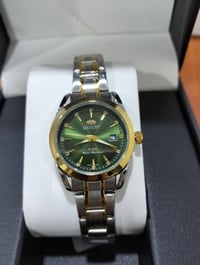 ساعة نسائية • اورينت • استانلس ستيل تو كلر