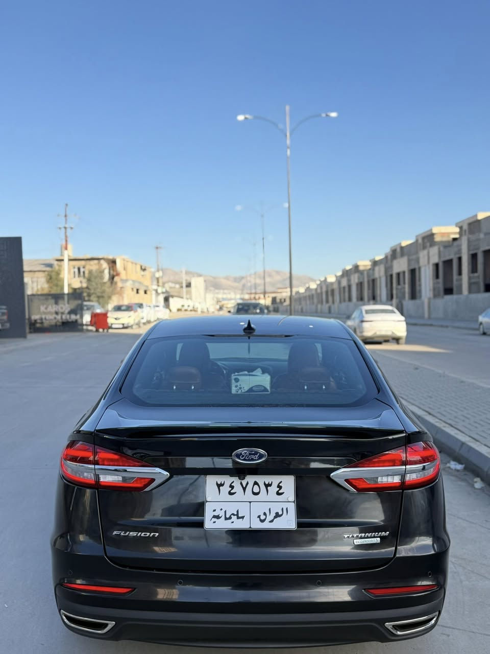 السلام عليكم ورحمة الله وبركاته 

‏‎       ——— لـلـبـيع  ———

‏‎ فورد فيوچن .      —      Ford Fusion

‏‎وراد أمريكي.        —  ايرباك البرده - الستيرن  

‏‎الموديل               — 2020

فئة                      — تيتانيوم  

حجم المكينه       — V4/2000 تيربو  

‏‎اللون                   — اسود    

المسافه المقطوعه —25,000 فقط بحالة الوكاله  

حالة السياره.    — ( صبغ جاملغ + البنيد   ) 

‏‎المواصفات 
‏‎-بصمة تشغيل
-بصمة أبواب 
-تشغيل عن بعد 
‏‎-ترحيب عند الاقتراب
-فتحة سقف 
-هاندبريك بصمه 
-مساعد نزول المنحدرات
-تبريد قطعتين 
-كشن السايق خزن ميموري
-ليد نهاري 
-لايتات LED
-داخل مميز ( قيسي )  
-رادار امامي - جانبي - خلفي 
-تنبيه ما قبل الاصطدام 
-شفتات ستيرن
-اشاره بالمرايه 
-كشنات جلد 
-كشنات تدفئه - تبريد 
‏-شاشه كبيره تدعم نظام الأبل كار باي ونظام الاندرويد 
‏‎-شاشه عداد 
‏‎-ستيرن بحركه كهربائيه 
‏‎-تبريد منفصل 
‏‎- بگ لايت LED 
‏‎- كود باب 
‏‎-تحكم ستيرن جهتين 
‏‎-تحديد سرعه 
‏‎-مانع انزلاق 
-حساس خلفي 
-كرسي السايق والراكب بحركة كهربائيه 
‏‎-ليد نهاري
‏‎-گير ماوس 
‏‎-كامره خلفيه دواره
‏‎باقي المواصفات المعروفه 

‏‎السعر            — 139$

رقم السياره    — السليمانيه  

‏‎موقع  السياره — السليمانية 

‏‎للأستفسار.     — ***********—***********
