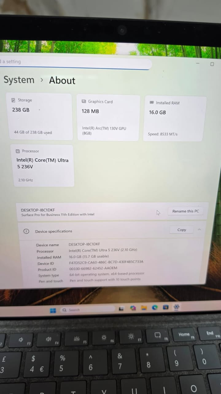 🔥 Surface pro 11 🔥

Ultra 5
16gb
256gb

Price : ❓


**إذا كنت صاحب هذا الإعلان وتريد حذفه لأي سبب، رجاءا أرسل رسالة إلى الدعم الفني**