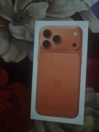 Iphone 17 pro max 256 برتقالي دبل سيم  مستعجل عل بيع  1100.000 الف ملي...