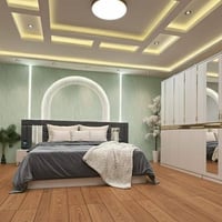 موديل انجي • ٧قطع • سرير مخزن جك