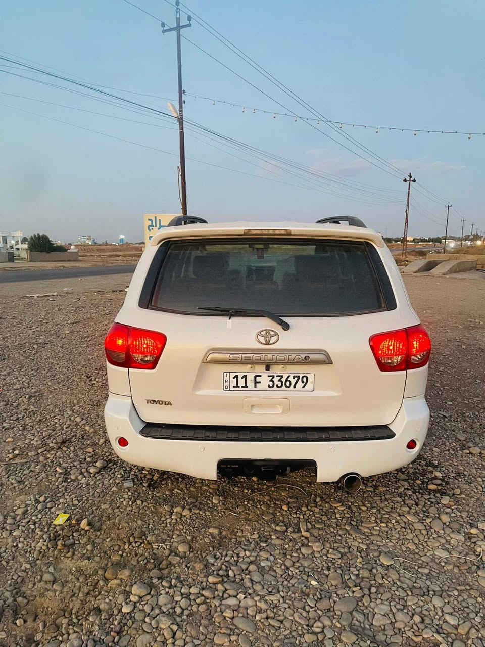 تيوتا سيكويا  بلاتينيوم
مشروع وطني تحويل مباشر

موصفاتههً معروفه

داخل مشمشي

.الموديل:2009

.المواصفات(platnum) 1/1

 بمصه تشغيل

.سلايد روف

كشناتً جلد

.زراكات 

.حساسات

.تحكم ستيرن جهتين

.ستيرن كهرباء

.مري شفط

.كشنات جلد +تدفئه تبريد

.بردات جانبيه بلاديه

.شاشه ايباد

.V8(5700)

.بعد بيها هوايه مواصفات 

بيها جاملق امامي صبغ وبيها كلير بل جاملق الخلفي بدون اي

دواخل و بيها بارد 

.السعر 165 

مكان السياره بغداد

***********
