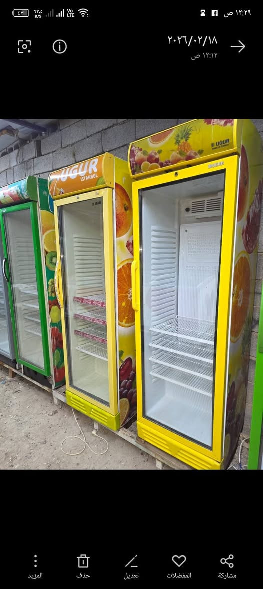 يا الله اسلام عليكم عارضات عامودي و افقي مستخدم قليل شرط النضافه وتبريد العنوان  بغداد حي البتول الشراي ينتصل و بل خدمه ***********
