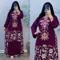 دشداشه نسائي • كشمير اماراتي • مقاسات L-3XL
