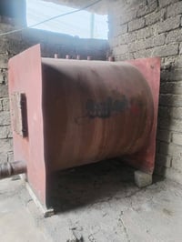 حراقه جديده مامستعمله مستخدمه للماء فقط حديد ثقيل ٤ملم سعه التخزين ٢٥٠...