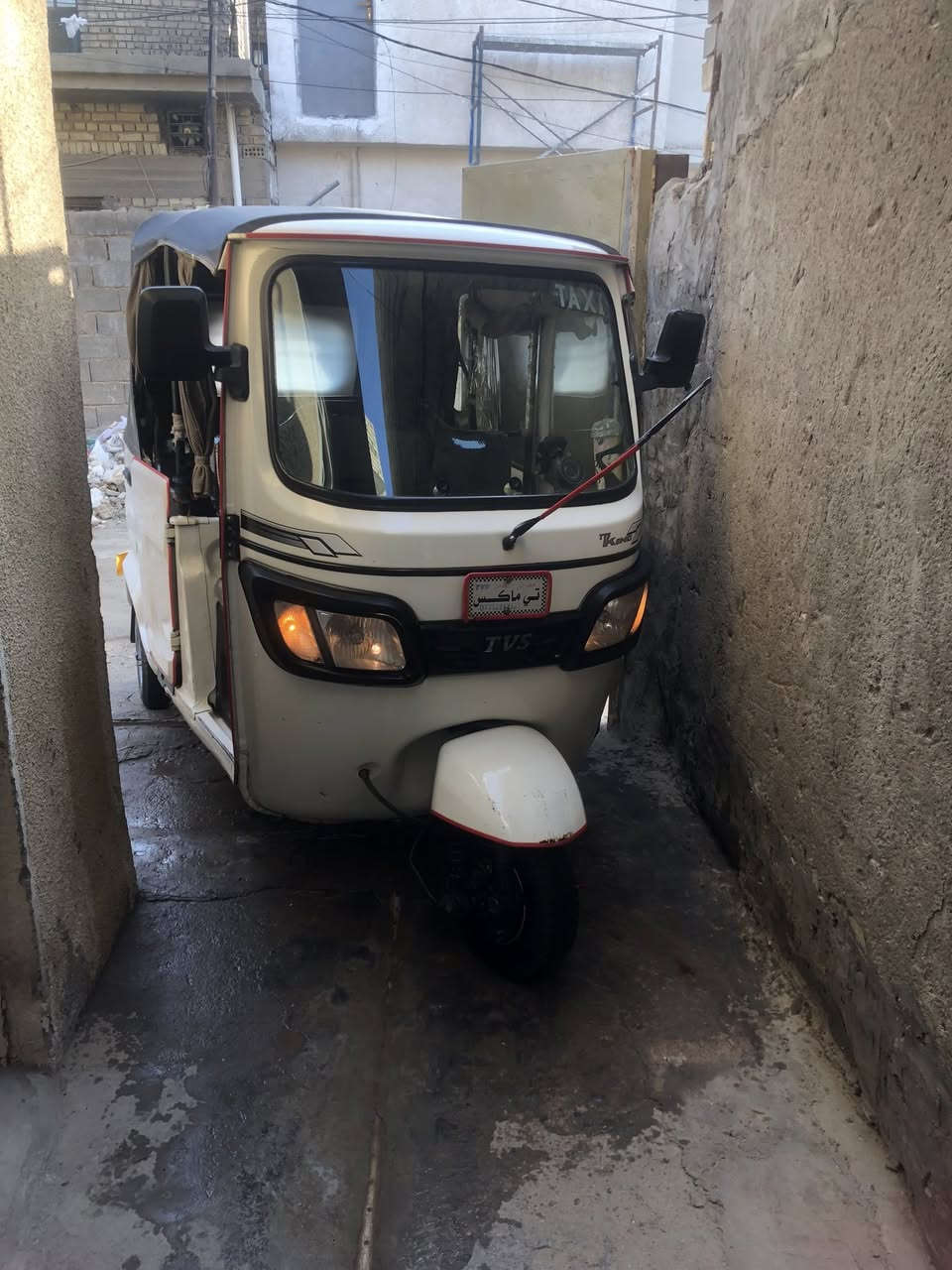 السلام عليكم
تكتك TVS 2022/الشهر 6 

محرك كفاله برغي مامفتوح بي 

تخم تايرات جدد
مرقمه 
كهربائيات كله شغاله 

نضافه فول

تجي تفحص وتشوف بعينك 

مكاني بغداد الدوره 

السعر خاص

المراسله ع رقم ***********
