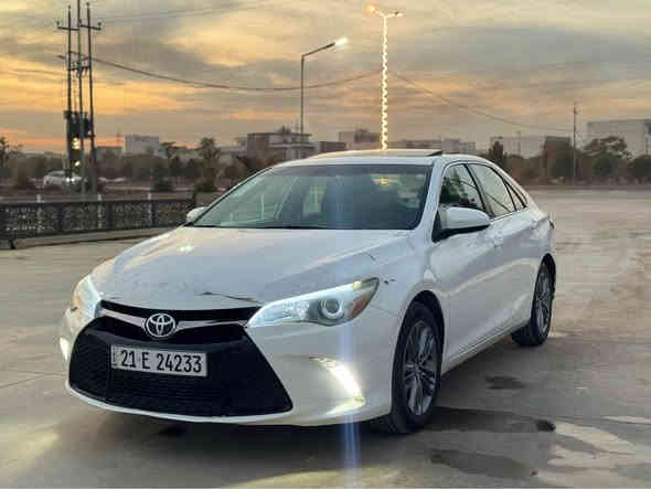 تۆیۆتا كامری مۆدێل ٢٠١٦ XSE مواسەفات تەنها بەسمە نییە
سڵایت كوشن. جڵد و. كوشن هیتەر شاشە گەورە تەبرید مەركەزی كوشن شاموا نمونە لە جوانی. 
بۆیاخ / ٢ پارچەی بۆیاخە كەمێك تەنیشت حەوزی گرتووە پێش كەپس بەبێ ئێڕباگ. تەقین 
سەیارەكە  ١٠٥میل ڕۆشتووە گێڕ و مەكینە بەشەرت نەكراوەتەوە و. نەگۆڕاوە بێ حەیبە
سەنەوی تازەیە بەناوی خۆمە.
نرخ / ١٥٥وەرەقە و. كەمێك مەجال
ژم / ***********
ژم / *********** رانية
