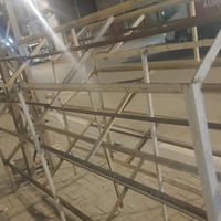 رفوف حديد • ٣ طوابق • قطعتين