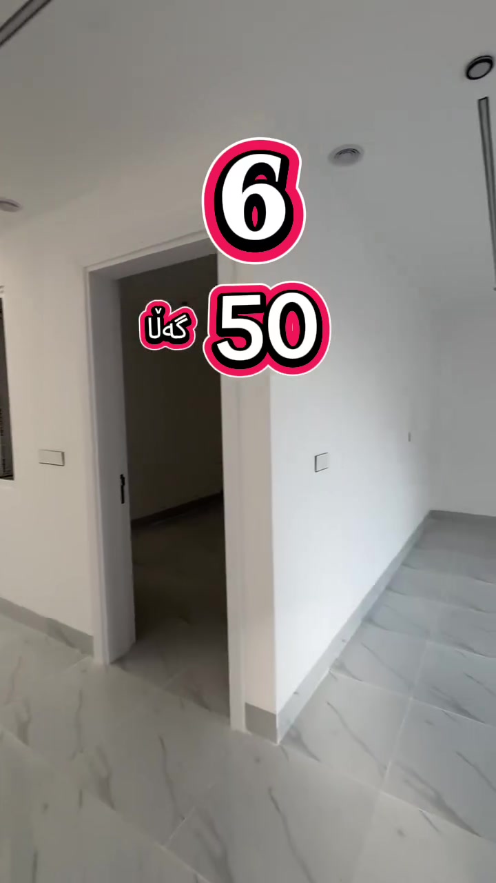 🏠 خانوو بۆ فرۆشتن لە سلێمانی
​خانویەکی مۆدێرن و نوێ (بەکارنەهاتوو) 
​📍 تایبەتمەندییەکانی خانوو:
​شوێن: گەڕەکی ٥٧ی وتەکانی ئیبراهیم ئەحمەد
​ڕووبەر: ١٠٣ مەترە
​ڕووبەرەو: ڕووی قیبلە 
​: نوێ و بەکارنەهاتوو
​🚪 پێکهاتەی ناوەوەی خانوو:
​ژووری میوان
​چێشتخانە + مەتبەخ مەساعید
​ژووری نوستن
​مشتەمەلات 
​📞 بۆ پەیوەندی و زانیاری زیاتر:
​ئەگەر ئارەزووی کڕینی ئەم خانوە دەکەیت، پەیوەندی بکە بە:
​***********
​***********
​📣 ئاگاداری بۆ خاوەن موڵکەکان:
ئەگەر تۆش هەر موڵکێکت هەیە (خانوو، شوقە، زەوی) بۆ فرۆشتن، پەیوەندیمان پێوە بکە! ئێمە بە خۆڕایی و بێ بەرامبەر ڕیکلامت بۆ دەکەین بۆ ئەوەی خێراتر موڵکەکەت بفرۆشیت.
