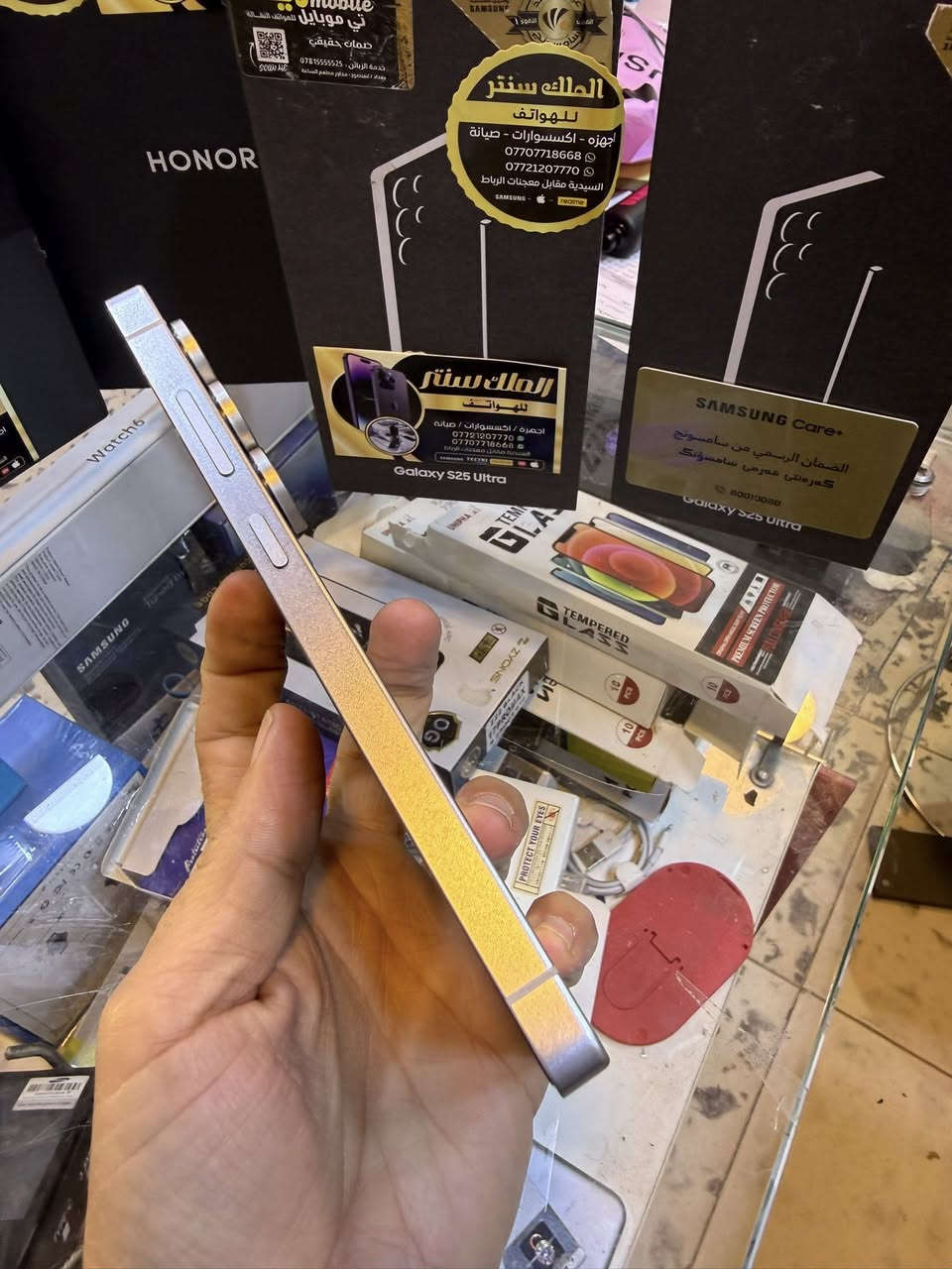 S25 الترا
ذاكرة 1 تيرا

استخدام قليل جدا

ضمان عين الفهد

الضمان لغاية 2027

ملحقات كامله مع كفر ولاصق شاشه وحماية كاميرات

السعر 1500.000/اسعار ثابتة

الملك سنتر/السيدية

***********
