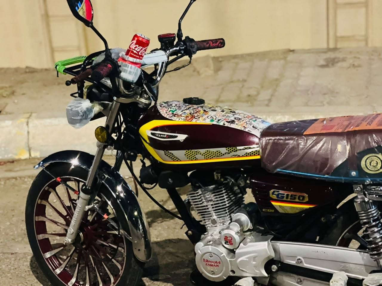 دراجه ايراني موديل 25 نضافه مثل ما واضح بلصوره وياه منفيس سعر 800 وبيه مجال لشراي ‏‪***********‬‏
