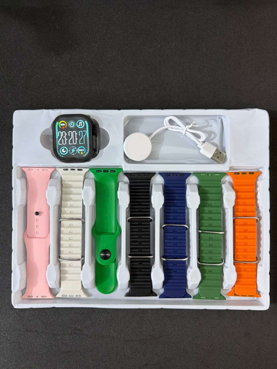 ساعة ماركة D900 Pro Ultra قطعة أمازون أصلي

مع 7 سير مختلف الالوان

إمكانية إجراء واستقبال المكالمات مباشرة من الساعة عبر البلوتوث

استقبال إشعارات التطبيقات مثل فيسبوك، واتساب، وإنستغرام

تتبع معدل ضربات القلب، قياس الأكسجين في الدم (SpO2)، مراقبة النوم، وحساب الخطوات والسعرات الحرارية

التحكم في الموسيقى، مساعد صوتي، وضعيات رياضية متعددة، وإمكانية تغيير خلفيات الساعة

السعر 15 الف مع التوصيل كل العراق 🚚

للحجز والاستفسار مراسلة الصفحة 

رابط واتساب مباشر الي يريد يراسلني 👇

https://wa.me/message/ANGQMMLUZKO4C1 بغداد, العراق


**إذا كنت صاحب هذا الإعلان وتريد حذفه لأي سبب، رجاءا أرسل رسالة إلى الدعم الفني**