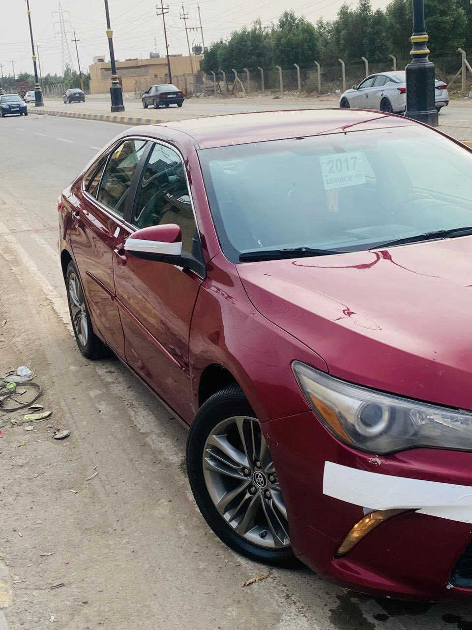 السلام عليكم
كامري 2017se
لون ماروني 
ضرر 5قطع بدون دواخل سونار مرفق 
كير محرك شرط بلادي 
تبريد تدفئه سياره جاهزه 
رقم اربيل تحويل ثاني يوم 
للبيع او مراوس ب كورلا 16/17s 
السعر 140 وبيها مجال بسيط جداً 
مكاني تكريت 
للاستفسار ***********
