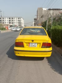 سمند موديل 2009 رقم انكليزي باسمي هيئة مصفرة غرامات مصفرة تخم تاير جدي...