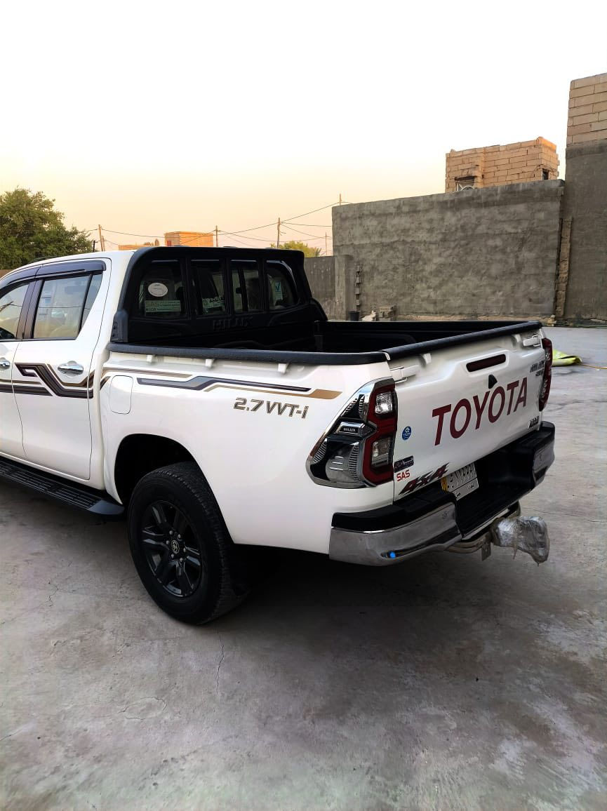 السلام عليكم ورحمة الله وبركاتة
من رخصة الادمن   تويوتا هايلوكس
•موديل 2021 سعودي
•فول واحد/واحد
• الفئة SAS 
•المواصفات
•ترحيب عند الدخول
•3 وضعيات قيادة
•تحكم بل ستيرن
•أشاير بل مري
•عدادات دجتل
•شاشة كبيرة
•شاشة صغيرة لتبريد
• نظام(ABS) 
•نظام الدفع 3 وضعيات  4×4 وبيها دفع خلفي ودبل ثكيل
•وكشنات تدفئة تبريد 
•وتدفئة ستيرن
•تبريد أمامي خلفي
٠وبعد بيها هواي مواصفات معروفه مواصفات ال SAS
السيارة مكفولة كفالة عامة من عده مكانين بارد ماينشاف بس بل سونار صغاركلش 
البيع نقداً ولامرواس 
السعر ٢٨٥
الرقم ***********
مكان النجف
سيارة جديد
