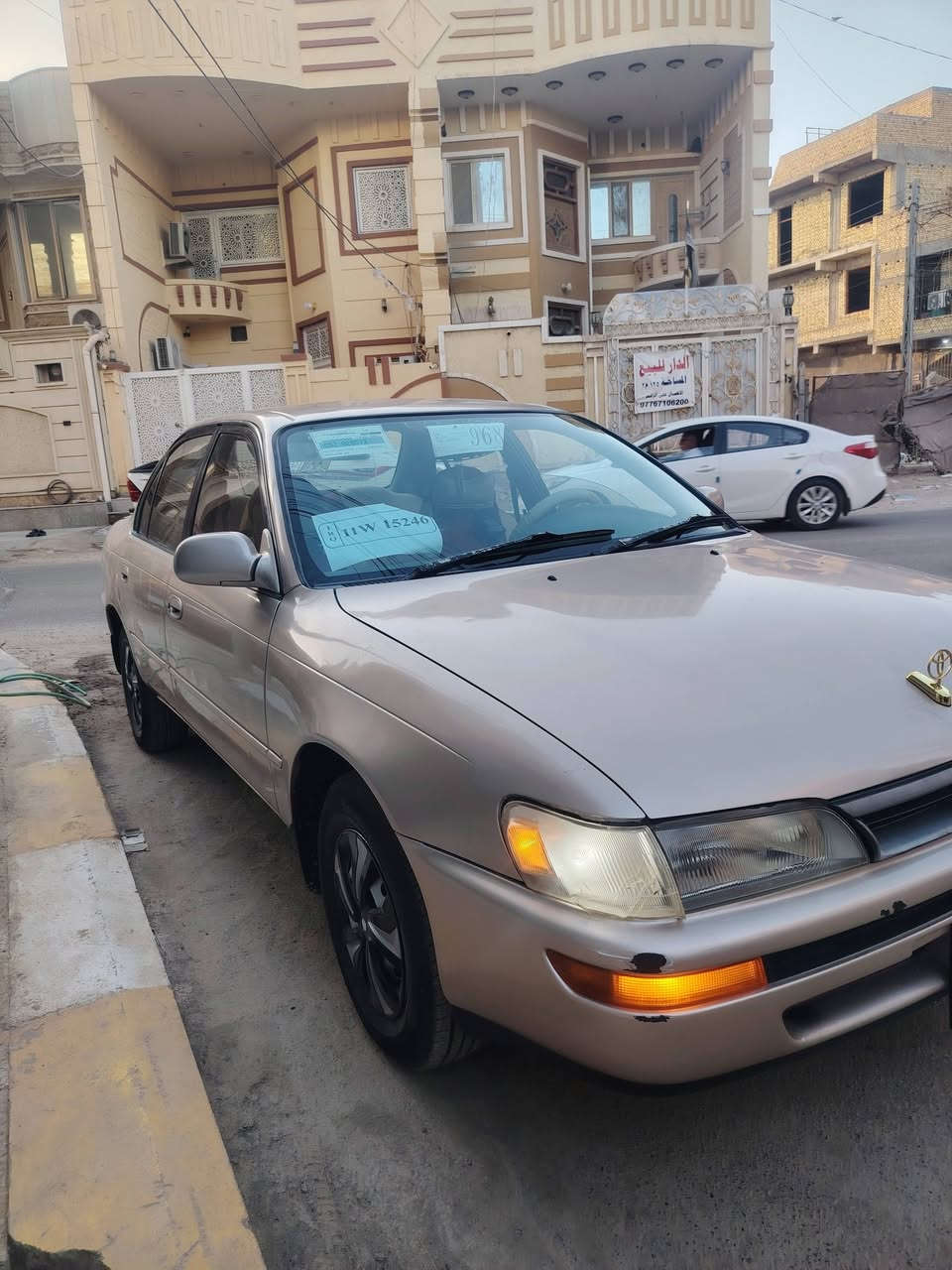 السلام عليكم 
كورلا موديل 91 رقم بغداد انكليزي تسجيل جديد باقي فقط استلام اللوحات باسمي مداور ثاني يوم. 
حدادية وكير ومكينه جاهزة كهربائيات كل شغال تخم تاير جديد
مصبوغة عام للجمالية  تبريد مايشتغل
مكان السيارة الناصرية المركز  السعر 52 
للاستفسار ***********
