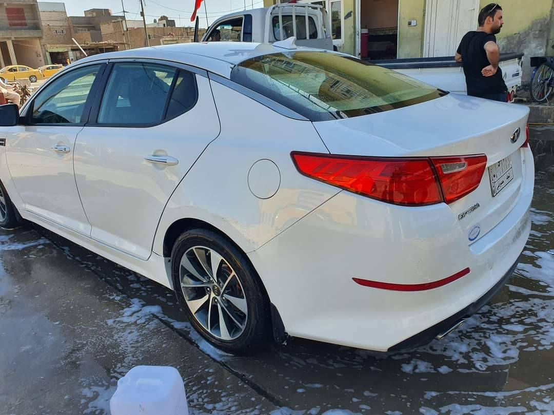 كيا اوبتما موديل ٢٠١٤ شكل ١٥ أمريكي بنيد صبغ فقط سنويه و رقم جديد جاهز من كلشي رقم نجف انكليزي بسمي  السعر ١٢٠ وبيه مجال بيع او مراوس مكاني ديوانيه سدير ***********
