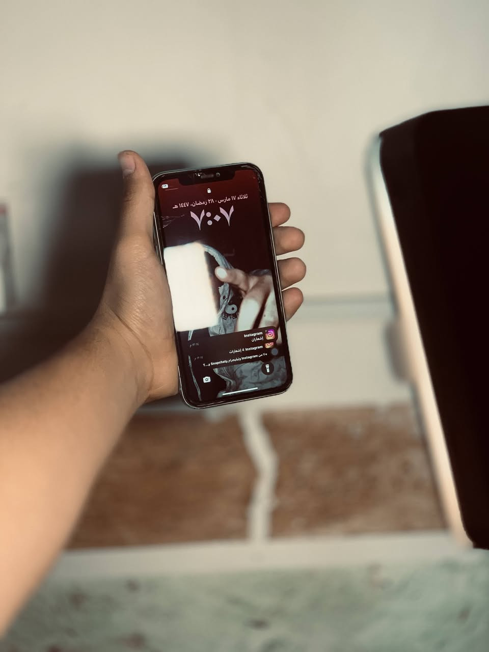 ايفون 11 عادي
مبايل حلو ونضيف النضافة 80% اكو كسر خفيف بالشاشه مامبين + صورة كامرته تخبل يشهد الله تجي تفحصه وتشوف تصويره + مبدل شاشه اصلي وحلوة البطارية مالته 75٪  + فيس ايدي مو شغال قيم النضافه والشكل وراسلني بس لاتكسر بسعره🩵
موجود الخاص والواتساب ***********
