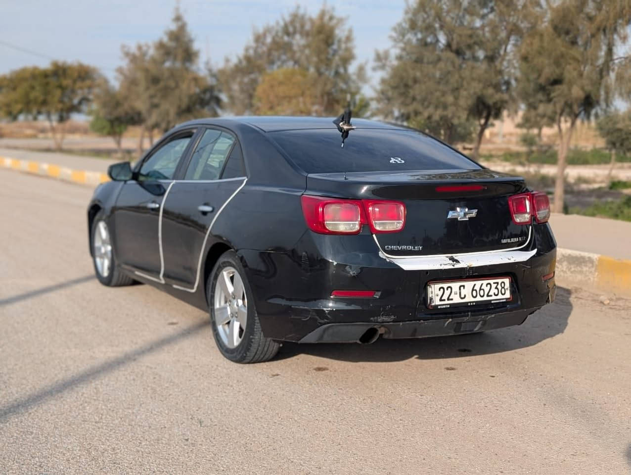 السعر 88 بيه مجال
للبيع سيارة: شوفرليت ماليبو (LTZ)
السونار مرفق بالصور
•الموديل :2013 خليجي فول
•الرقم:اربيل
.كير محرك مكفولات
•المواصفات :
▪️السيارة: شوفرليت ماليبو LTZ
▪️الموديل: 2013
▪️المحرك: 2400 (اربعة سلندر)
▪️العداد:200 الف
▪️حجم الويل: ويل كب حجم 17 مع طقم تايرات بحالة ممتازة
▪️لايتات زنون بلادي مع كشافات دعامية LED
▪️بصمات عدد 2 مع بصمة جنطة وبصمة
▪️كامرة خلفية دوارة اصل مع الستيرن
▪️شاشة الدشبول حجم كبير بلادي
▪️غرفة السيارة : كشنات السيارة مخمل بيجي
▪️تحكم فول كهرباء لكراسي
▪️تحكم ستيرن جهتين بلوتوث وحاكية وكروس سرعة وتحكم صوت
▪️نظام ABS مانع انزلاق
    //////
المكان بابل
الاتصال على:***********
