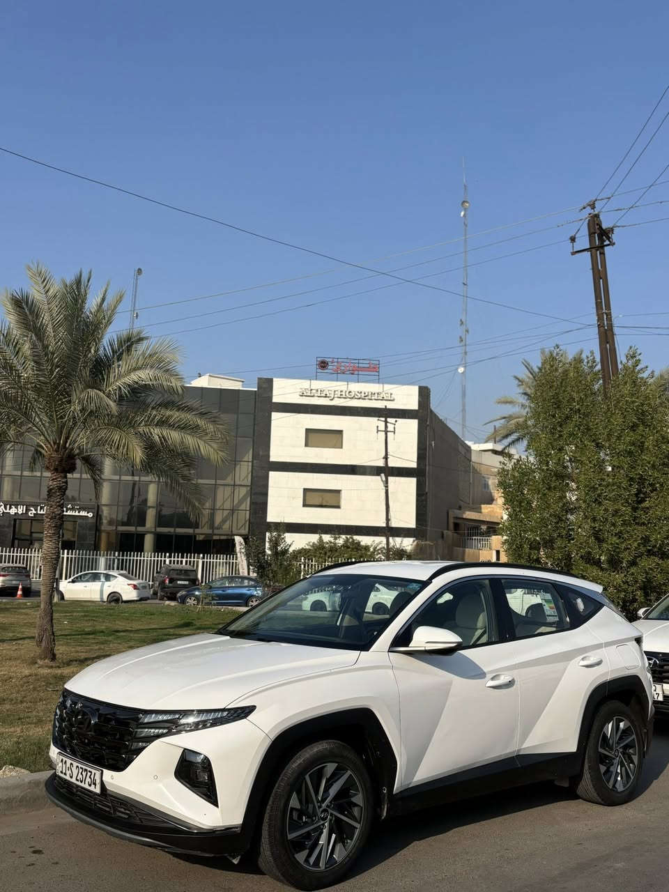 هونداي توكسان خليجي (2024) أبيض.
ضمان شركة الاولى.
 ماشية (59,000) فقط.
كفالة عامة من الحادث والصبغ والتبديل. 
بيها اربع بوارد بسيطة فقط.
سونار جديد موجود عندي.
فول مواصفات قمارة حديد.
كشن تدفئة تبريد.

رقم بغداد تحويل مباشر.
الموقع بغداد. زيونة.
السعر (208$) فقط.
للاستفسار الاتصال او مراسلة واتساب:-

***********
