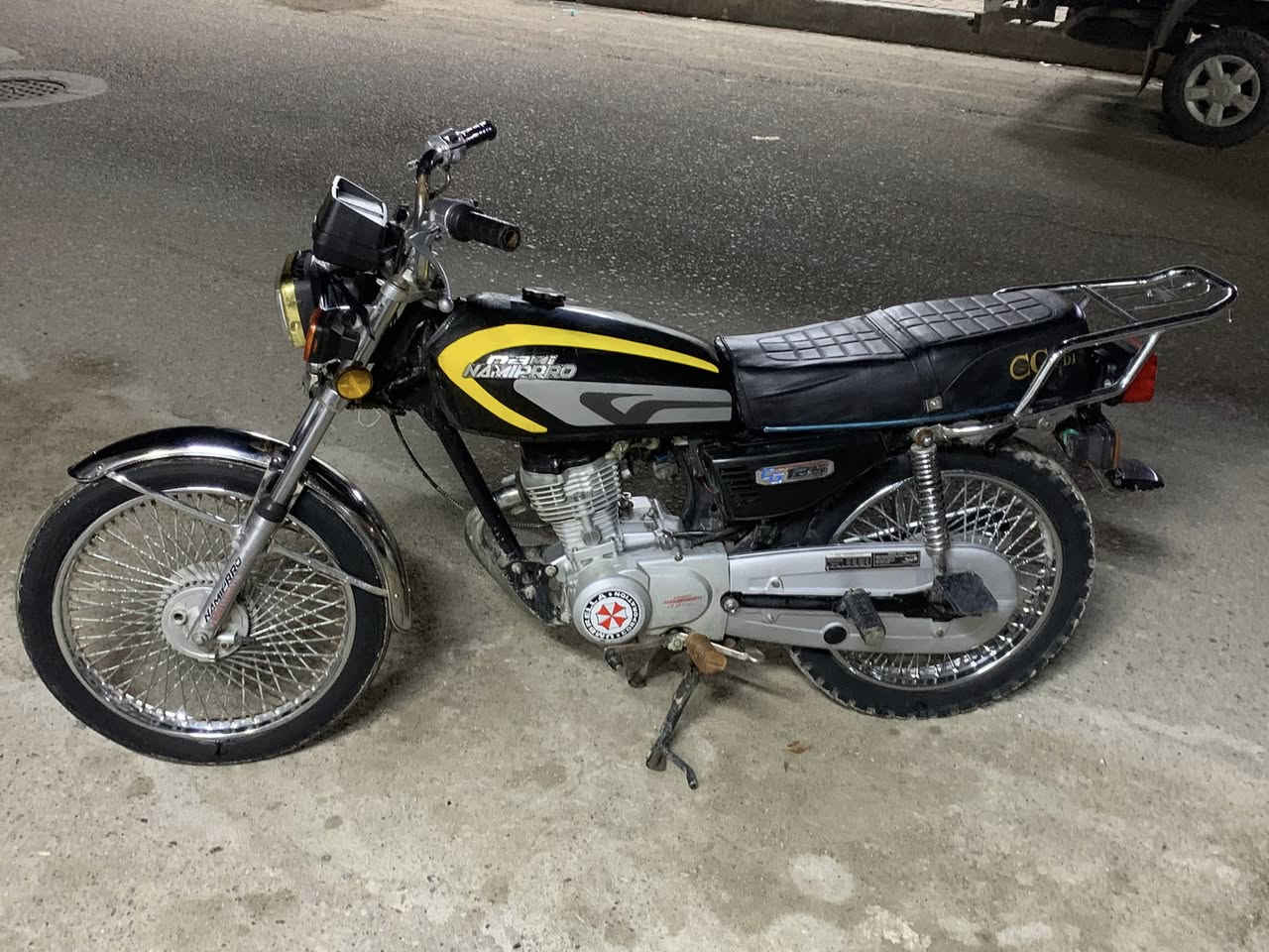 سلام عليكم
دراجه للبيع نامي برو 2020لا صرف لا بخار كهربائيات كلها شغاله دراجه نضيفه سعره335وبي مجال شراي اتصل عل *********** مكاني كركوك عرفه
