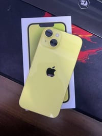 آيفون ١٤ ١٢٨ • اصفر • بطارية ٩٠٪