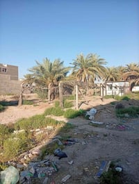 قطعة ارض للبيع مساحه 100متر مربع مدفونه وكامله مسيجه وبيهه كرفان زغير ...
