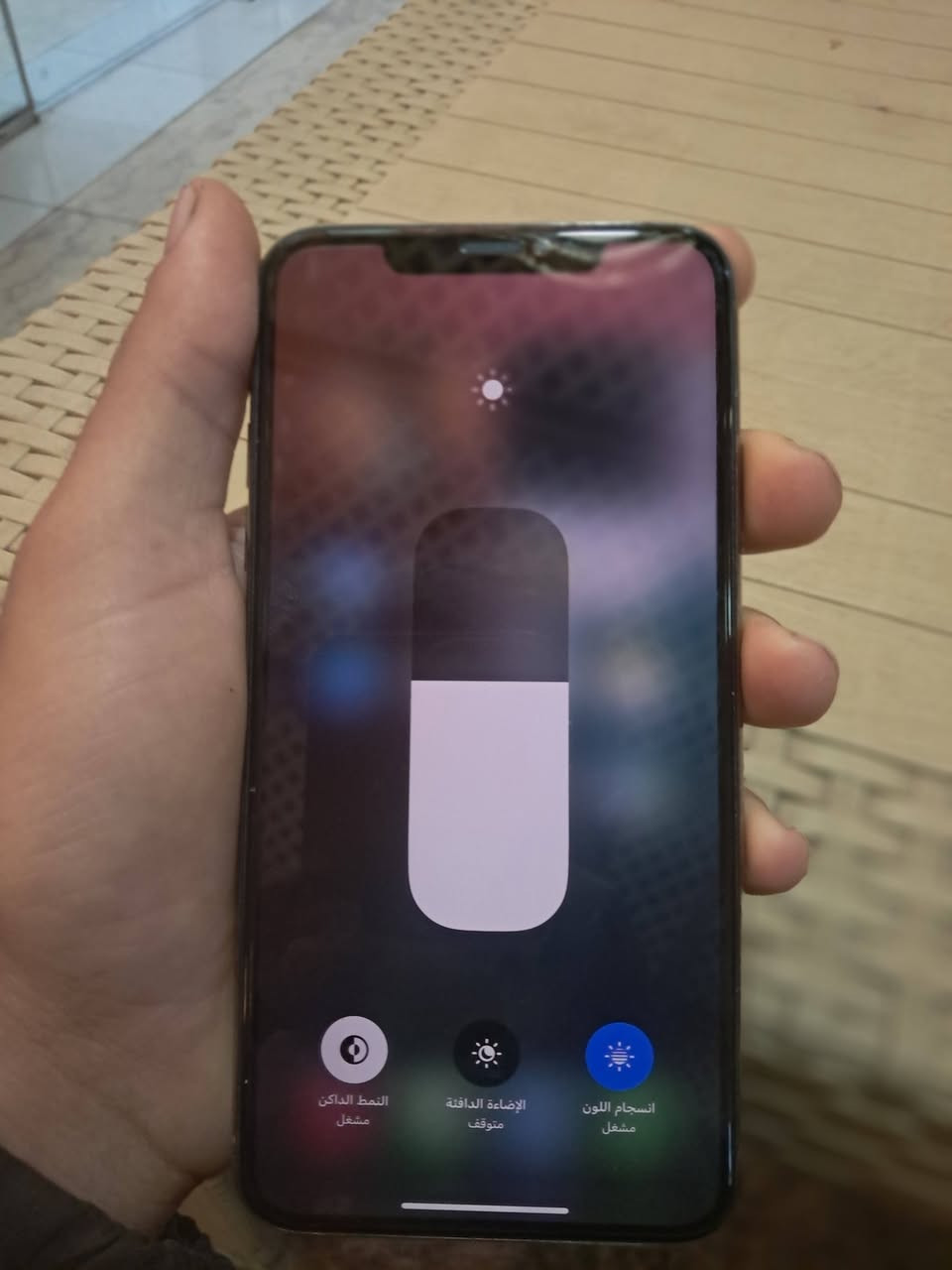 السلام عليكم 💐 
سعر 350 الف وبي مجال 👋
ايفون 11 برو ماكس 👀
بطارية 92 🔋🙃
ذاكرة 256🎚️😉
لون ذهبي 💡😁
تلفون نضافة 90 % 🫡
فقط تلفون وكيبل أمريكي ⚠️
تلفون مفول من كلشي شحن😉 خير من الله ⚠️

عنواني كربلاء حي الحسين 
 تواصل : ***********
