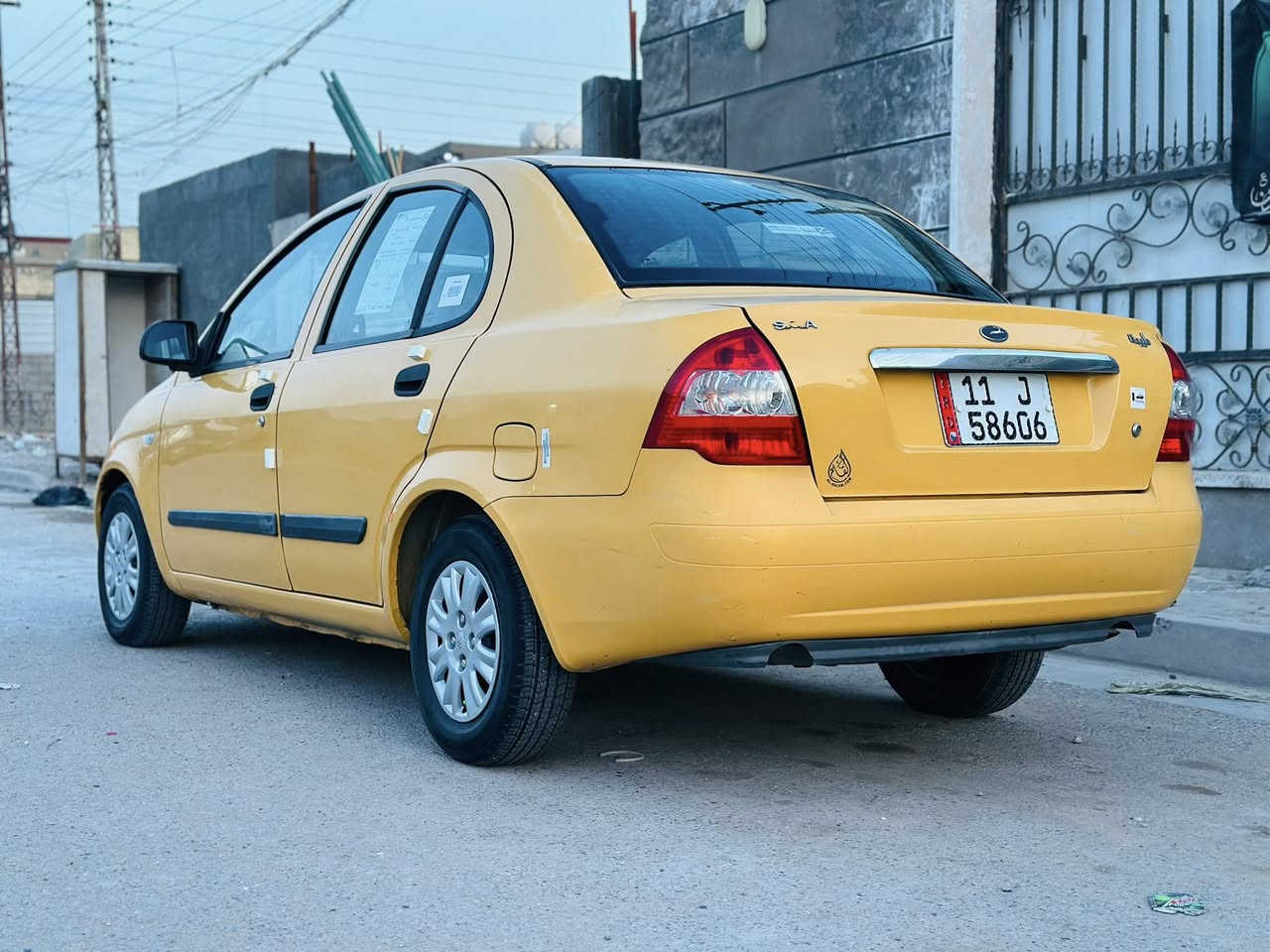 السلام عليكم
طيبة 2016 رقم انكليزي مصفرة 
هيئة وغرامات تحويل ثاني يوم 
مكفولة كفالة عامة من كلشي 
لا خياس لا ضربة لا تبديل 
جديدة بمعنى الكلمة 
كير مكينة حدادية جدد 
تخم تاير هسة شادة 
تبريد ثلج 🧊
ماشية 180 km 
معروضة 46$ وبيها مجال 
مكاني الكمالية 
***********
