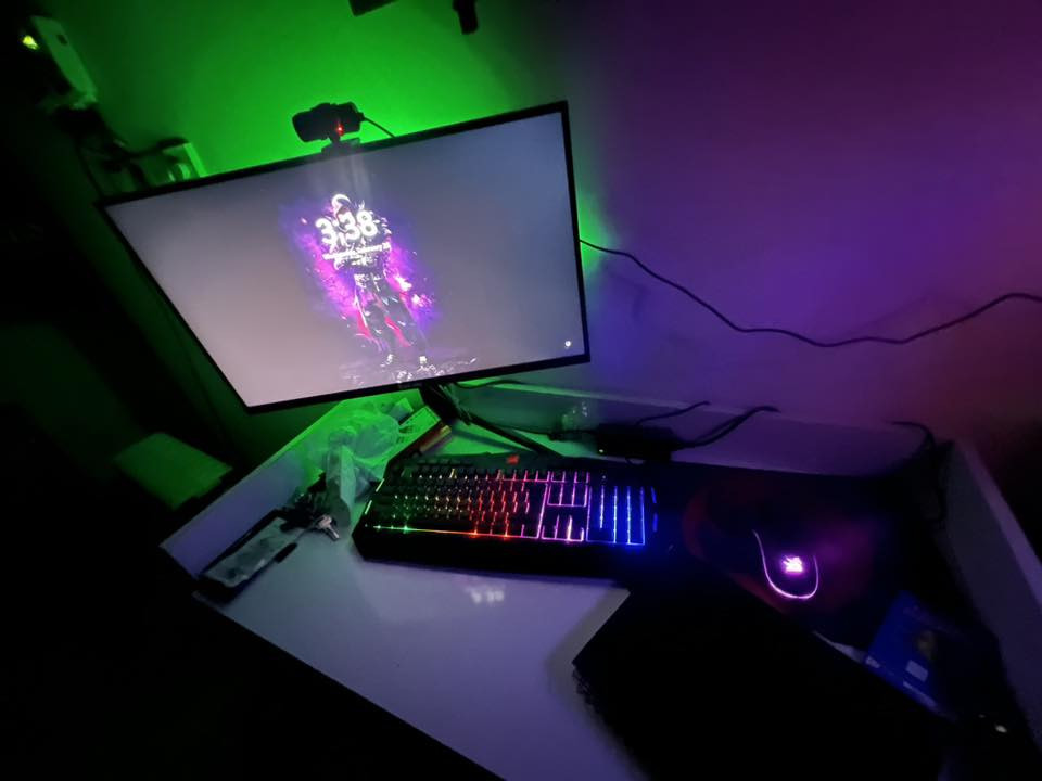 حاسبة pc التجميعة كاملة مع الملحقات رايدها بسعر مليون و 350 الف
Processor cpu: 12th Gen Intel(R) Core(TM) i5-12400F (2.50 GHz)

Installed RAM: 16.0 GB 

Gpu: nvidia geforce rtx 4060

Hard c : 250 GB M.2 orico

Hard d: 500 GB SSD

Hard e: 256 GB SSD

الملحقات: (شاشة black wolf حجم 27 ) 

( كامرة fantech luminous c30 2k )

 ( ماوس وكيبورد pegasus )

  ( سماعات astro A50 )

 ( ups maxma 1500 va )

الحاسبة استخدام شهرين بعدها بالكرتون


**إذا كنت صاحب هذا الإعلان وتريد حذفه لأي سبب، رجاءا أرسل رسالة إلى الدعم الفني**